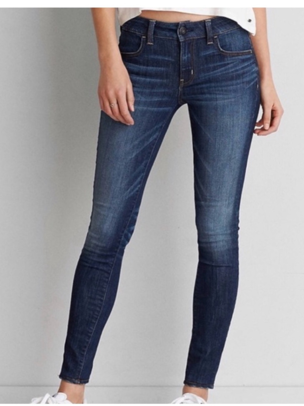 American Eagle Dark Blue Skinny Jeans